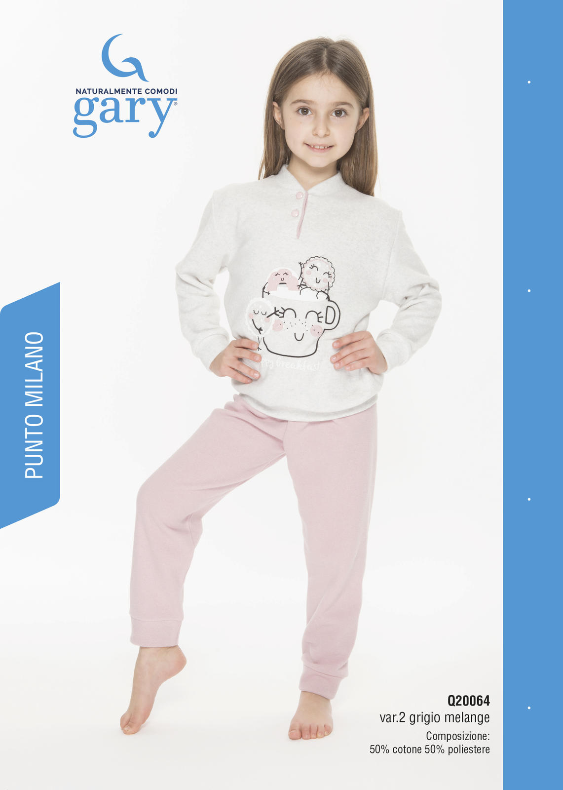 LITTLE GIRL PAJAMAS Q30064 Tellini S.r.l. Wholesale Clothing